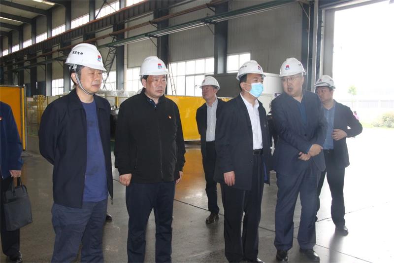 国家粮食和物资储备局河南局分党组副书记、副局长李强一行莅临公司调研