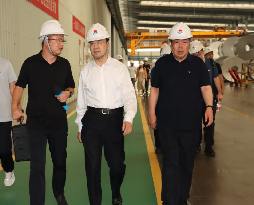 中国工业互联网研究院党委书记田川一行莅临俄罗斯专享会294官网 - 俄罗斯专享会网站登录铝业调研