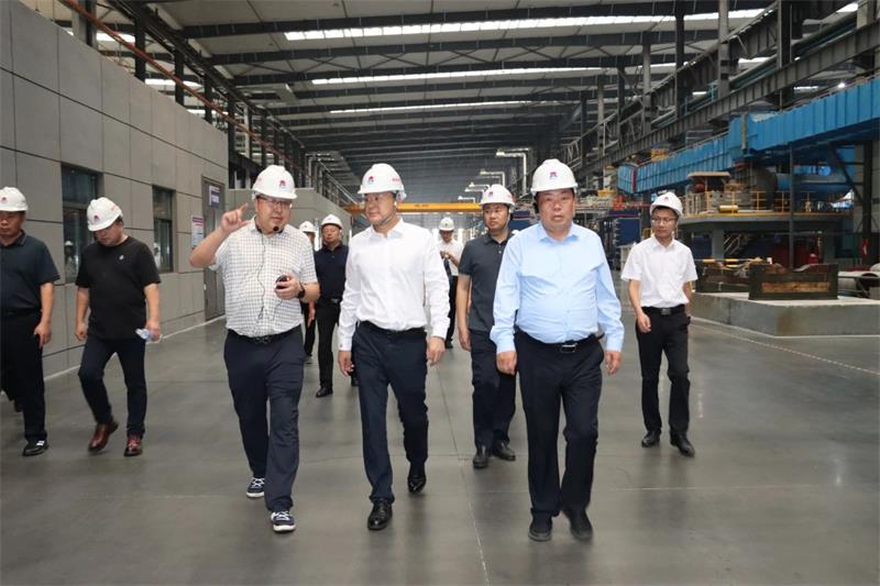 山东省临朐县党政考察团到俄罗斯专享会294官网 - 俄罗斯专享会网站登录铝业参观考察