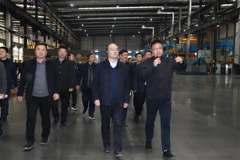 义马市党政考察团莅临俄罗斯专享会294官网 - 俄罗斯专享会网站登录铝业参观考察