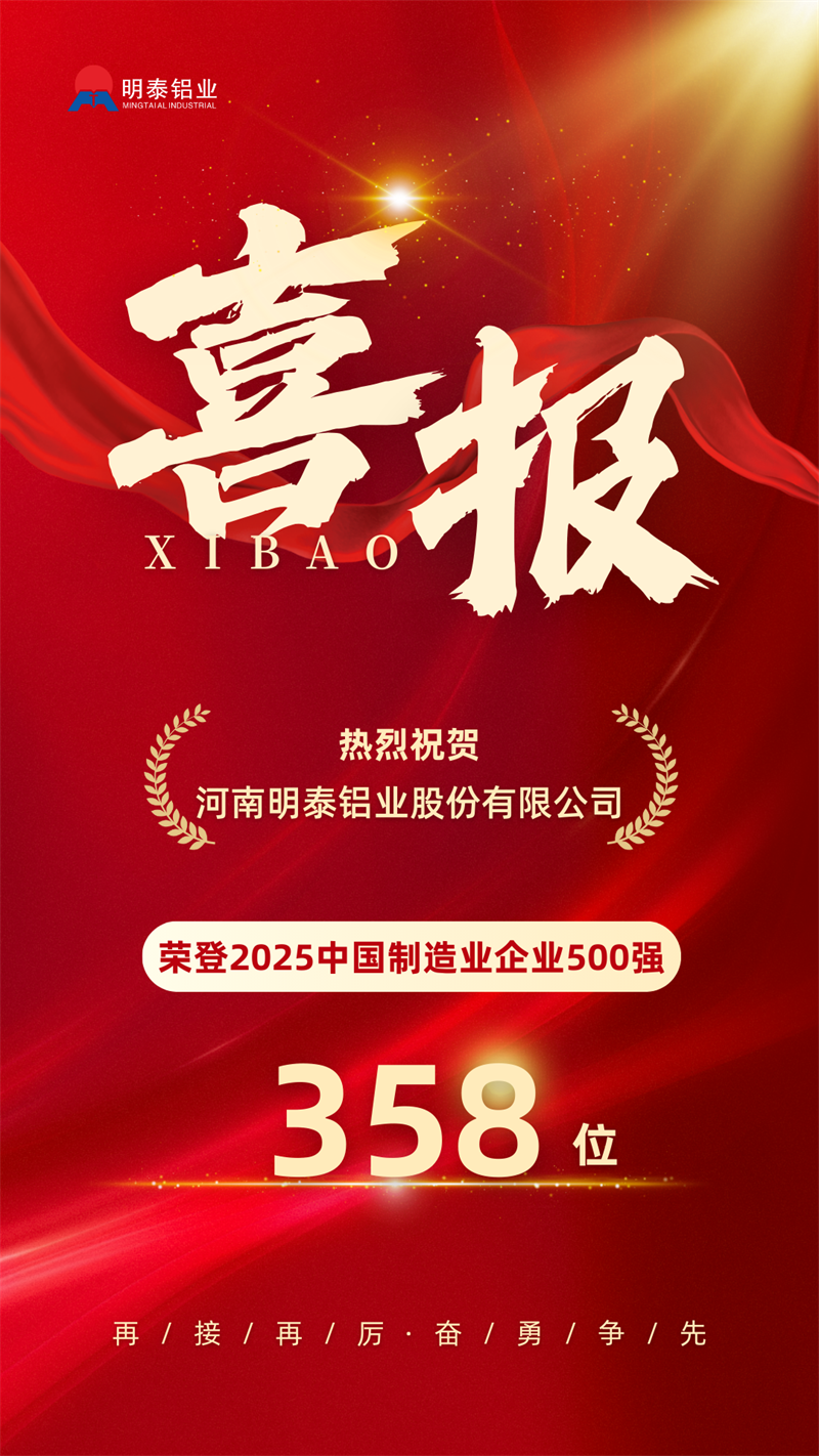 中国制造业企业500强，俄罗斯专享会294官网 - 俄罗斯专享会网站登录铝业上榜